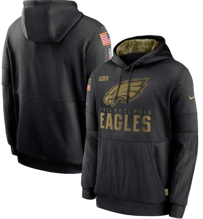 Men's Philadelphia Eagles Nike Black 2020 Salute to Service Sideline Performance Pullover Hoodie,We sell and wholesale Men's Philadelphia Eagles Nike Black 2020 Salute to Service Sideline Performance Pullover Hoodie on line form chian!